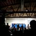 An audience gathers in the garage of METAL on Felch Street to listen to music Sunday night. The space doubles as a design fabrication shop and gallery by day and a concert venue a couple nights a month. Daniel Brenner I AnnArbor.com